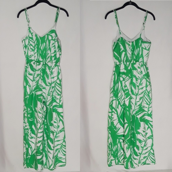 NWOT Lilly Pulitzer Target Leaf Print Jumpsuit S - Picture 3 of 9
